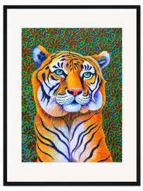 Gerahmter Kunstdruck Tiger