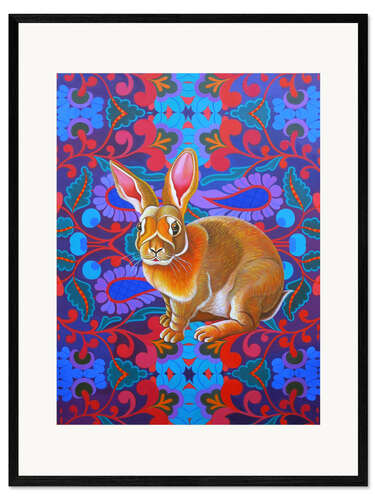 Plakat artystyczny premium w ramie Rabbits