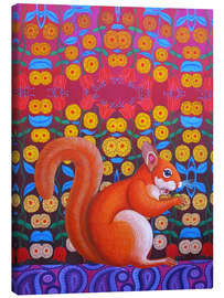 Canvas print Red squirrel