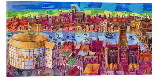 Acrylic print Shakespeare's Globe Theater on the Southbank