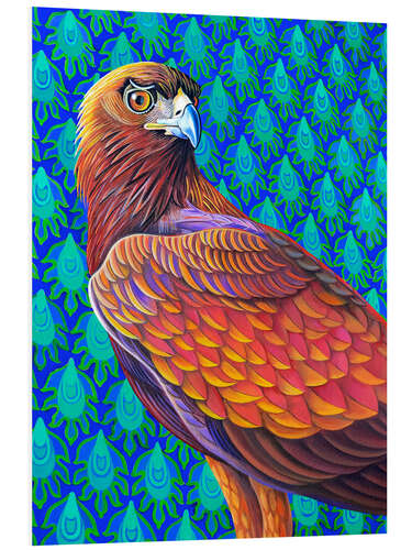 Foam board print Golden Eagle