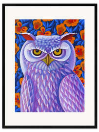 Framed art print Snow owl