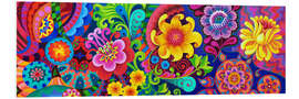 Foam board print Floral pattern