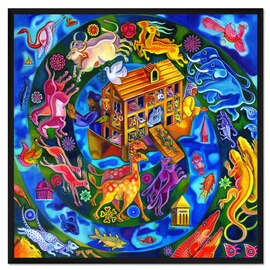 Gerahmter Kunstdruck Noah's Arche