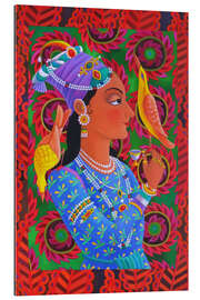 Gallery print Maharani with two birds