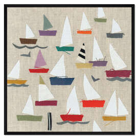 Gerahmter Kunstdruck Einfaches Segeln