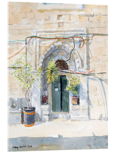 Acrylic print In the Muslim Quarter, Jerusalem