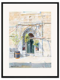 Gerahmter Kunstdruck Im muslimischen Viertel, Jerusalem