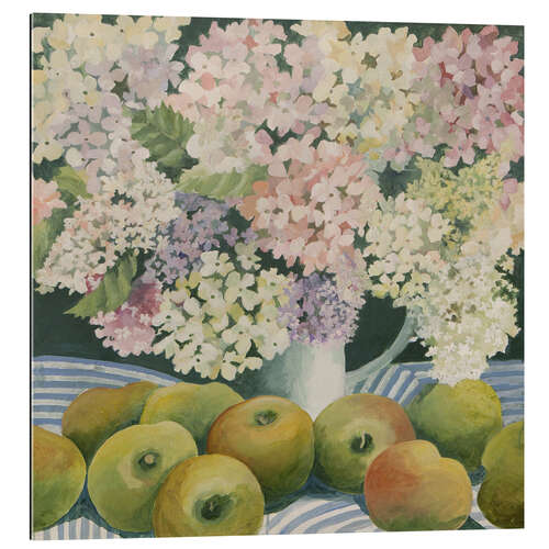 Gallery print Hydrangeas and cooking apples