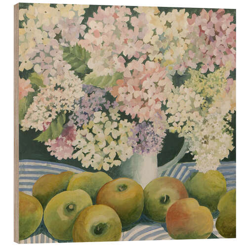 Trebilde Hydrangeas and cooking apples