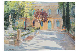 Foam board print The garden of St. Annes Church, Jerusalem