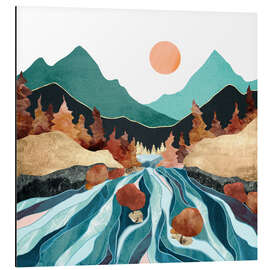 Stampa su alluminio Blue River - SpaceFrog Designs