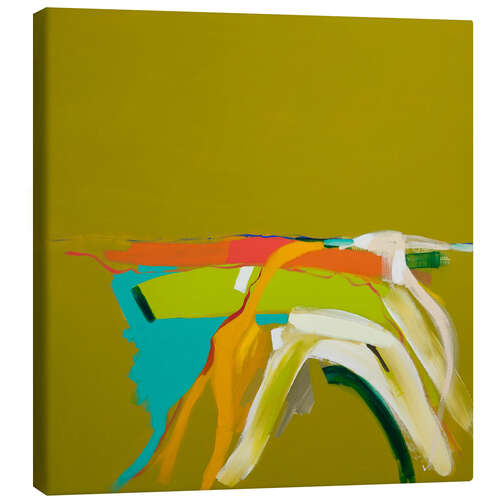 Canvas print Sunlit landscape