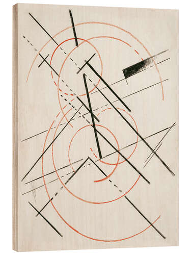 Tableau en bois Linear Composition