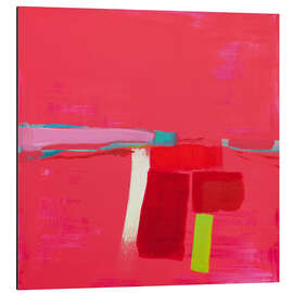 Magnettafel Rosa Landschaft