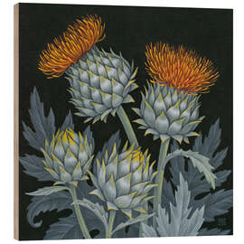 Wood print Cardoons