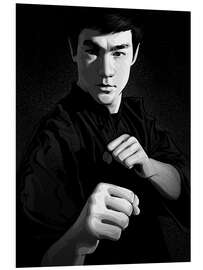 Foam board print Bruce Lee