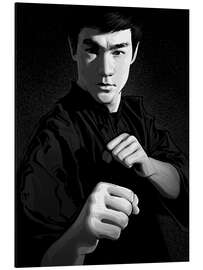 Magnettafel Bruce Lee