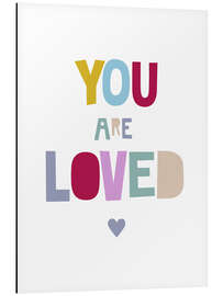 Magnettafel Du wirst geliebt