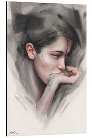 Magnettafel Nachdenklich