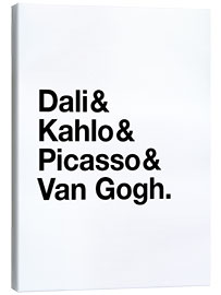 Canvas print Art Club - Names - Michael Tarassow