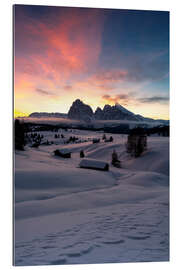 Gallery Print Seiser Alm im Morgengrauen, Italien