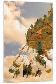 Aluminium print Carousel sky flight