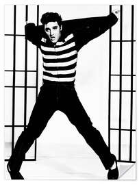 Muursticker Elvis - Jailhouse Rock I