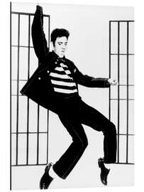 Tableau en aluminium Elvis - Jailhouse Rock II