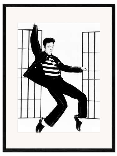 Ingelijste kunstdruk Elvis - Jailhouse Rock II