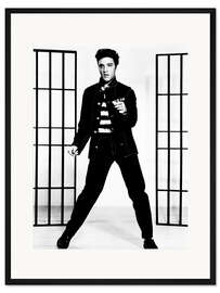 Gerahmter Kunstdruck Elvis - Jailhouse Rock III