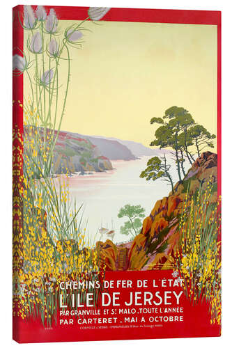 Lienzo Isla de Jersey