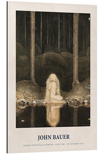 Aluminiumtavla Princess Tuvstarr is still sitting there wistfully looking into the water