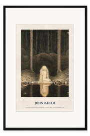 Gerahmter Kunstdruck Princess Tuvstarr is still sitting there wistfully looking into the water