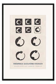 Gerahmter Kunstdruck Cat Study