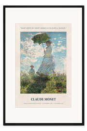 Gerahmter Kunstdruck What Keeps my Heart Awake is Colourful Silence