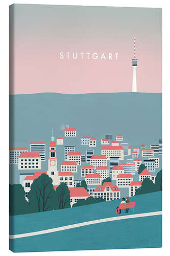 Tableau sur toile Stuttgart