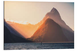 Print på aluminium Milford Sound