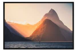 Gerahmter Kunstdruck Milford Sound