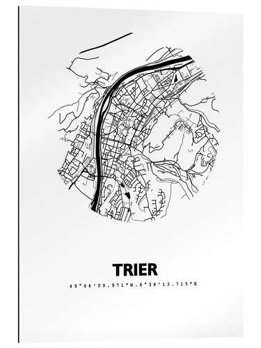 Gallery print City map of Trier