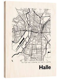 Trebilde City map of Halle