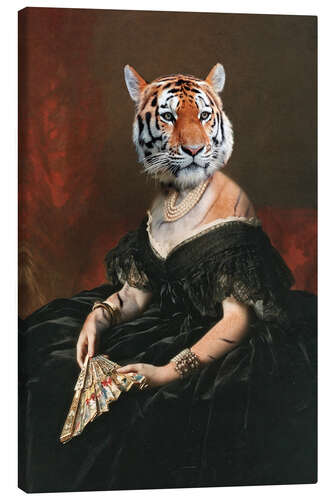 Canvas print Lady Tiger