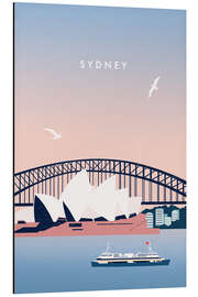 Magnettafel Sydney Reiseplakat