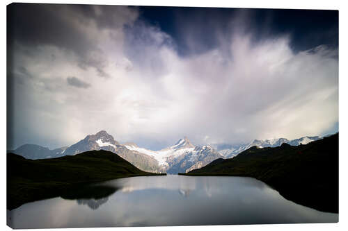 Lerretsbilde Clouds over Bachalpsee