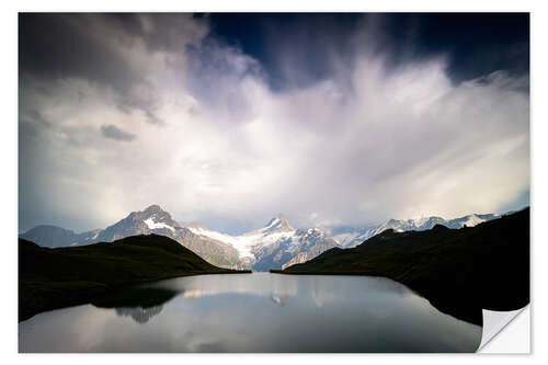 Naklejka na ścianę Clouds over Bachalpsee