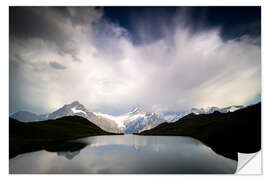 Naklejka na ścianę Clouds over Bachalpsee