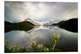 Cuadro de PVC Lago Bachalpsee, Grindelwald, en el Oberland bernés en Suiza