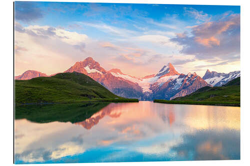 Gallery print Bachalpsee Lake at sunset, Bernese Oberland, Switzerland