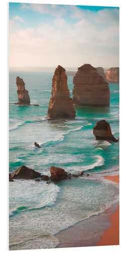 Foam board print Twelve Apostles in Australia