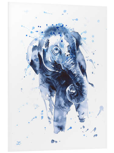 Foam board print Elephant Calf